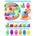 thumbnail image 2 of Huevos de Pascua precargados con coches retráctiles con forma de dinosaurio, paquete de 12, 2 of 6