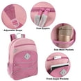 thumbnail image 5 of Adventure Trails 24 Pack Two Tone Multipocket Bungee Cord Backpacks in Female Color Pack 2, 5 of 8