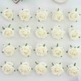 thumbnail image 5 of Fnyoxu Artificial Roses Flower Silk Rose with Stem Realistic Artificial Long Stem Red Rose Valentine's Day Fake Roses Bouquet for Wedding Home Decoration(White), 5 of 5