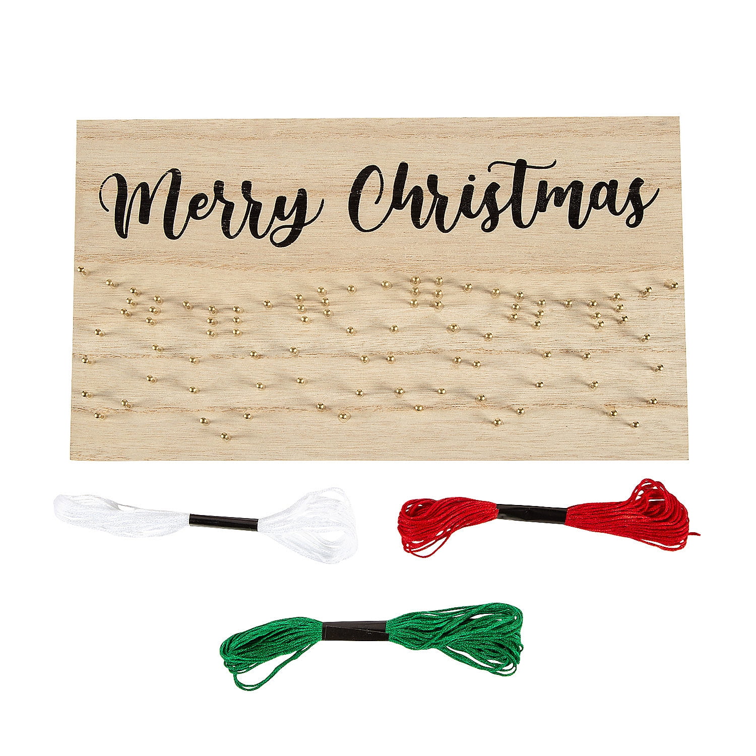 Christmas Lights String Art Craft , Craft Kits, Christmas, 1 Pieces