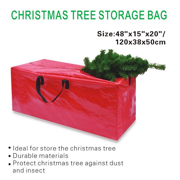 Christmas tree disposal bag ace hardware Heavy Duty Large Artificial Christmas Tree Bag For Clean Up Holiday RED