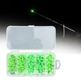 thumbnail image 2 of FEAMOS 375Pcs/Set Fishing Beads Night Fishing Soft Beads Glow Sea Fishing Lures Green Eggs Fishing Tackles Tool, 2 of 7