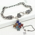 thumbnail image 4 of Autism Rhinestone Bracelet  Bracelet Rope Bangle Bracelet Twist Chain Wristband, 4 of 6