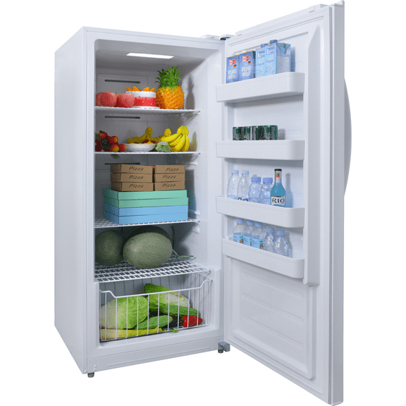 Techomey 13.8 Cu.ft Dual Mode Digital Control Convertible Uprigh Freezer/Refrigerator