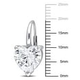 thumbnail image 2 of Everly Women's Moissanite 10k White Gold Earrings, 2 of 5