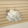 thumbnail image 5 of Econoco's Black Sloped-Front Metal Wire Basket for Slatwall, Pegboard or Gridwall - Pack of 6 (BLACK), 5 of 5
