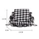 thumbnail image 5 of Bolso de hombro con estampado de cuadros de pata de gallo bolso cruzado de lana para mujer bolso con cadena JShteea Para Estrenar, 5 of 9