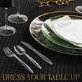 thumbnail image 3 of PLASTICPRO Plastic Silverware Kitchen Utensil Set Disposable Plastic Forks, Spoons and Knives, 400 Pack, 3 of 7