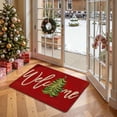 thumbnail image 1 of Feltree Christmas Floor Mat Absorbent Non-Slip Kitchen Bathroom Entryway Rug for Holiday Decor, 1 of 7