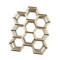 thumbnail image 4 of oshhni Honeycomb Shape Shelf 9 Storage Panes Wooden Storage Rack for Figures Plants 36cmx30cmx10cm, 4 of 9
