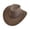 Coffee, variant on Unisex Cowgirl Hat Cowboy Hat Sun Hat Cowgirl Western Wide Brim Panama Hat Fedora Beach Sun Hat Outdoors Man Hat Travelling Summer Cap, Khaki, One Size