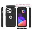 thumbnail image 5 of iPhone 13 Pro Cases, Njjex Heavy Duty Shockproof Protective Case for iPhone 13 Pro (6.1 Inch) with Tempered Glass Screen Protector - Black, 5 of 9