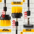 thumbnail image 6 of propuri Drill Brush,Power Scrubber Cleaning Brush, Extended Nylon Bristle Attachment,4Pack Yellow, 6 of 8