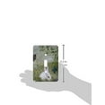thumbnail image 2 of 3dRose, Bunny Rabbit in Grass with Butterflies Flying nearby, single toggle switch, 2 of 3
