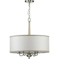thumbnail image 4 of P400218-031-Progress Lighting-Durrell - Chandeliers Light - 4 Light - Drum Shade in Coastal style - 21 Inches wide by 22.5 Inches high-Matte Black, 4 of 4