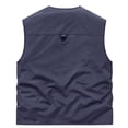 thumbnail image 3 of Chiccall Men's Climbing Cargo Vest Outdoor Breathable Hiking Travel Photo Zip Up Work Vest with Multiple Pockets, 3 of 7