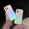 thumbnail image 7 of Compatible With iPhone 11 Transparent Colored Plating Diamond Pattern Magnetic Case, Luxury Bling Glitter Protective Bumper Hard PC &TPU Shockproof Anti-fall Rugged Phone Cover Case,D, 7 of 7