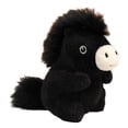 thumbnail image 2 of Figura de peluche de caballo chino, mascota, escultura de recuerdo Negro, 2 of 9