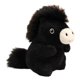 thumbnail image 2 of Figura de peluche de caballo chino, mascota, escultura de recuerdo Negro, 2 of 9