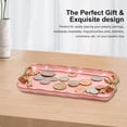 thumbnail image 4 of FacoFaco Jewelry Tray Organizer, Bow Decor Resin Plate, Pink, 4 of 8
