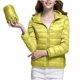 thumbnail image 2 of Parkas de manga larga para mujer, color liso, manga larga, cremallera, bolsillo, chaqueta ligera de algodón, blusa para mujer, 2 of 8