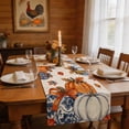 thumbnail image 5 of Maple Leaf Table Runner Fall Thanksgiving Dining Table Decor Water Resistant Washable Autumn Holiday Table Flag, 5 of 6