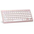 thumbnail image 1 of Teclado Bluetooth OMOTON compatible con iPad de décima generación, color rosa, 1 of 7