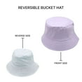 thumbnail image 2 of Empire Cove Cotton Bucket Hat Reversible Fisherman Cap Women Men Summer Lavender, 2 of 3