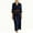 Navy, variant on Women's Casual Shirt Dress Long Sleeve Collared V Neck Button Down Flowy Long Maxi Dresses Beach Cover Up with Belt