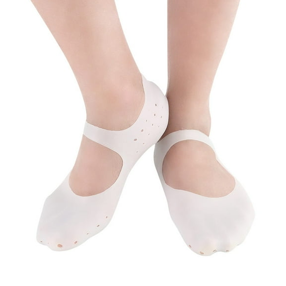 HOMEMAXS  Stockings Women Invisible Socks White Reusable Women's Miss