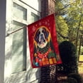 thumbnail image 6 of Saint Bernard Holiday Christmas House Flag 28 in x 40 in, 6 of 7