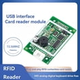 thumbnail image 2 of Módulo Lector RFID USB Lector de Tarjetas IC 13,56 Mhz Lector de Tarjetas Inteligentes Sin Contacto S50 14443A Compatible con Linux, 2 of 8