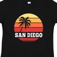 thumbnail image 4 of Inktastic San Diego California Vacation Retro Sunset Boys or Girls Toddler T-Shirt, 4 of 5