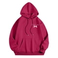 thumbnail image 6 of FASHOFT Oversized Christian Hoodies for Women Bible Verse Religious Christian Sweatshirt Hooded Pullover with Pocket Long Sleeve Fall Y2K Tops Red S, 6 of 6