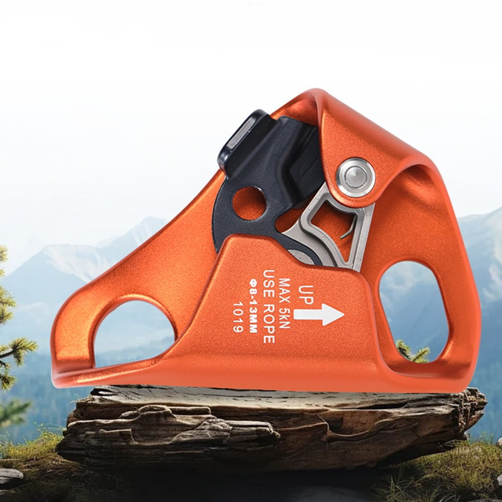 Miiottaa Rock Climbing Chest Ascender Rope Climbers with Carabiner Mountaineering Tree Arborist Climbing Rappelling Equipment
