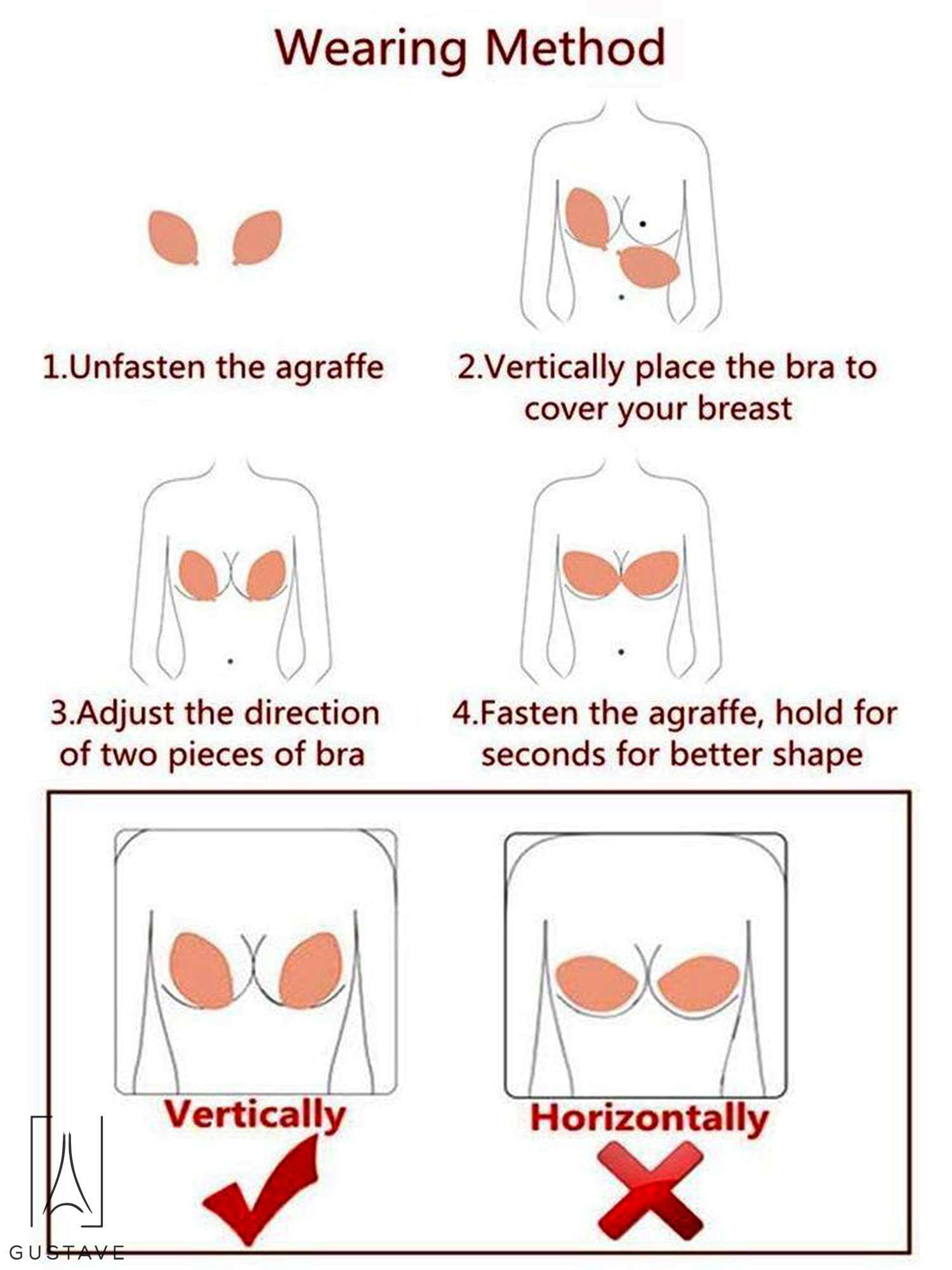 Silicone Bra Invisible Push Up Sexy Strapless Bra Invisible Glue Backless  Breast Enhancement Female Nipple Cover (d Cup2.2cm)