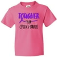 thumbnail image 3 of Inktastic Tougher Than Cystic Fibrosis Youth T-Shirt, 3 of 5