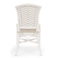 thumbnail image 6 of SK New Interiors Alexa Dining Side Chair White Color Natural Rattan Wicker Handmade Design with Cushion, 6 of 8
