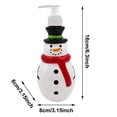 thumbnail image 3 of TIELUTT Snowman Santa and Decorative Fillable Soap Dispenser Suitable For Kitchen Towel Rack for Door Beach Towels Oversized Paper Towels Holder Standing Towel Racks for Bathroom Toddler Beach Towel, 3 of 5