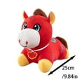 thumbnail image 3 of Pony Ornament A, Mascot Plush Toy 2026Year of Animal Doll for Good Luck Fortune Soft Stuffed Horse Plushie Home Decor Chinese New Year for All Ages, an Ornament, 3 of 7
