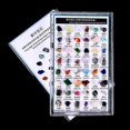 thumbnail image 1 of 48 unids/caja de piedras preciosas de piedra pulida de regalo de espécimen Mineral Natural, 1 of 5