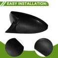 thumbnail image 4 of Reemplazo de tapa de espejo lateral izquierdo y derecho ABS negro para Nissan Sentra 2020-2025 Ox Horn, 4 of 7