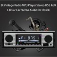 thumbnail image 4 of Bt Vintage Radio Reproductor Mp3 Estéreo Usb Aux Coche Clásico Audio Estéreo U Disco, 4 of 5