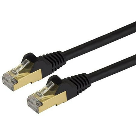UPC: 0065030871716 | StarTech C6ASPAT6BK StarTech.com Cat6a Shielded Patch Cable