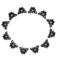 thumbnail image 1 of Mini pinzas para el cabello Sunnimix 12 piezas plástico negro, 1 of 5