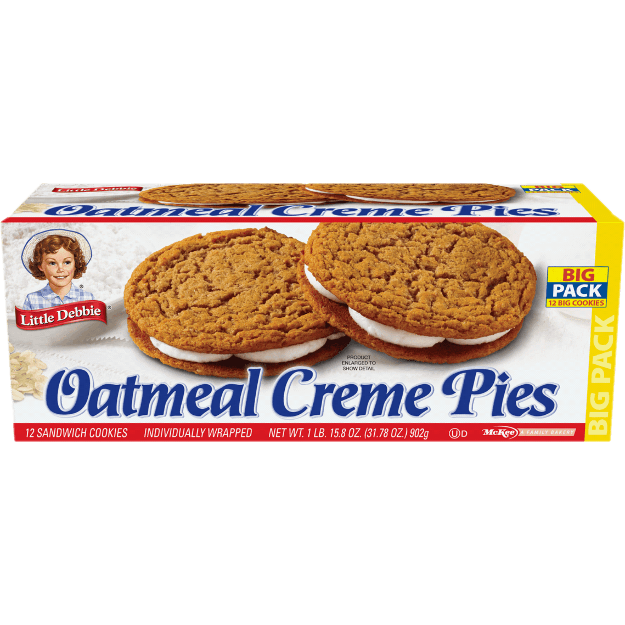 Buy Little Debbie Oatmeal Creme Pies, 6 Big Pack Boxes Online at Lowest
