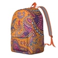 thumbnail image 2 of Stylish Bohemian Paisley Backpack, Large Capacity Durable Daypack for School College, Lightweight Laptop Bag, Ideal Gift for Teens Women, 2 of 5