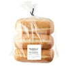 White Sub Sandwich Rolls, Delicious Buns for Perfect Gourmet Sandwiches, 6 Count