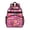 French Bulldog and, variant on Golden Retriever and Floral Purple Backpack for School, Cute School Bag with Adjustable Shoulder Straps and Padded Back, 15.25"x11.5"x5.25"