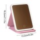 thumbnail image 3 of Led Makeup Mirror With Light Folding Vanity Smart High Definition Internet Celebritys Portable Student Dormitory Desktop Mirror, 3 of 6